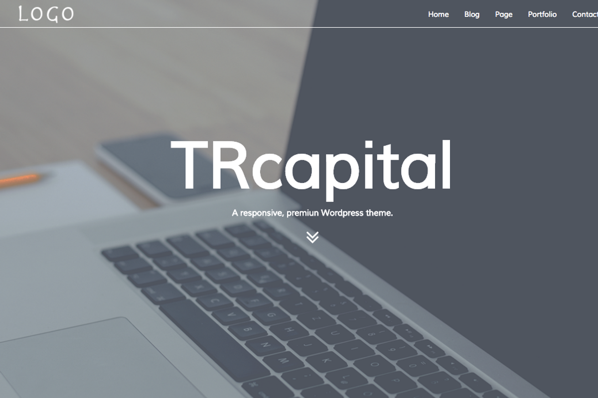 TRcapital-responsive wordpress theme, a WordPress Template by ThemesRepublic (Photo 1 of 4)