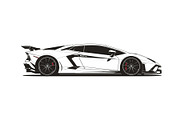 Racing Car Silhouette Bundle, an Illustration by Gfx_Store (Thumbnail 6 of 9)