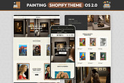 Art Painting | Shopify Theme, a Shopify Template by LogicGo Shopify Experts (Thumbnail 1 of 4)