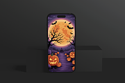 6 halloween wallpapers, a Background Graphic by Redmixx Design (Thumbnail 5 of 5)