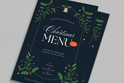 Simple Elegant Black Christmas Menu, a Flyer Template by VectorVactory (Thumbnail 2 of 4)