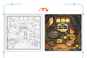 Cozy Zoo Life Bold Easy Coloring, an Animal Illustration by Coco Bloom (Thumbnail 7 of 8)