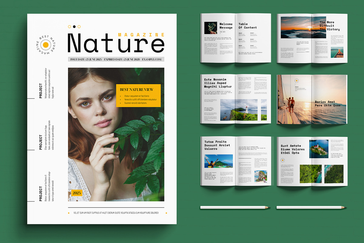 Magazine Layout, a Magazine Template by MightyDesign (Photo 1 of 6)