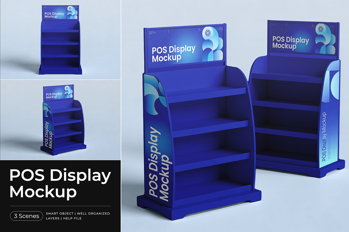 POS Display Mockup, a Product Mockup by Pitchlook.Studio (Photo 1 of 4)
