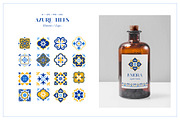 Azure Tiles Patterns & Brushes, a Pattern Graphic by Marish (Thumbnail 9 of 9)