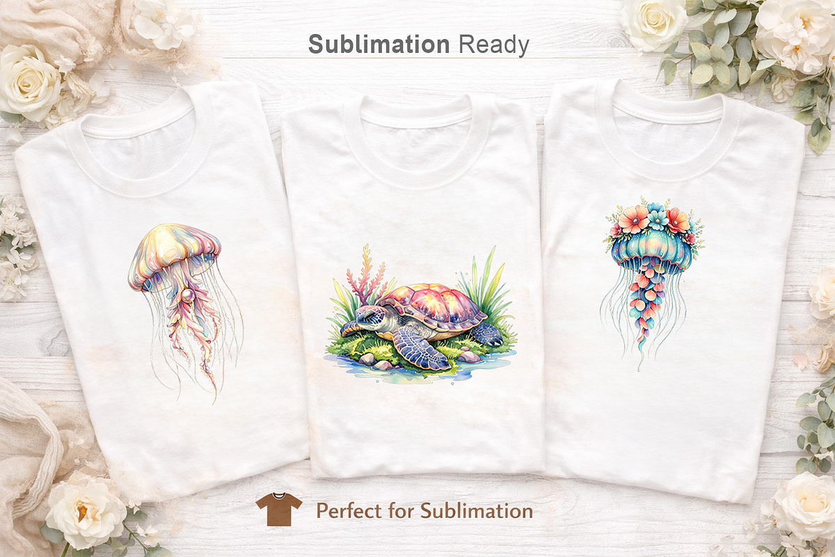 Boho Ocean Nursery Sublimation, an Illustration by Artnoy (Photo 5 of 8)