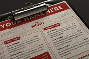 Classy Food Menu 2, a Brochure Template by Luuqas Design (Thumbnail 1 of 6)