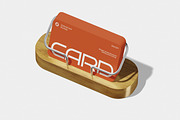 Visiting Card Mockup, a Merchandise Mockup by Permadi Creative (Thumbnail 4 of 5)