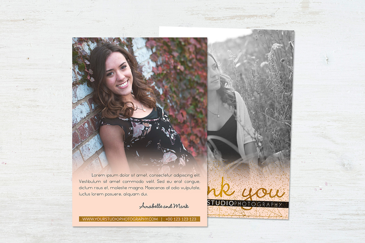 Studio Thank You | Pink Airbrush, a Card Template by Sleeklens (Photo 3 of 4)