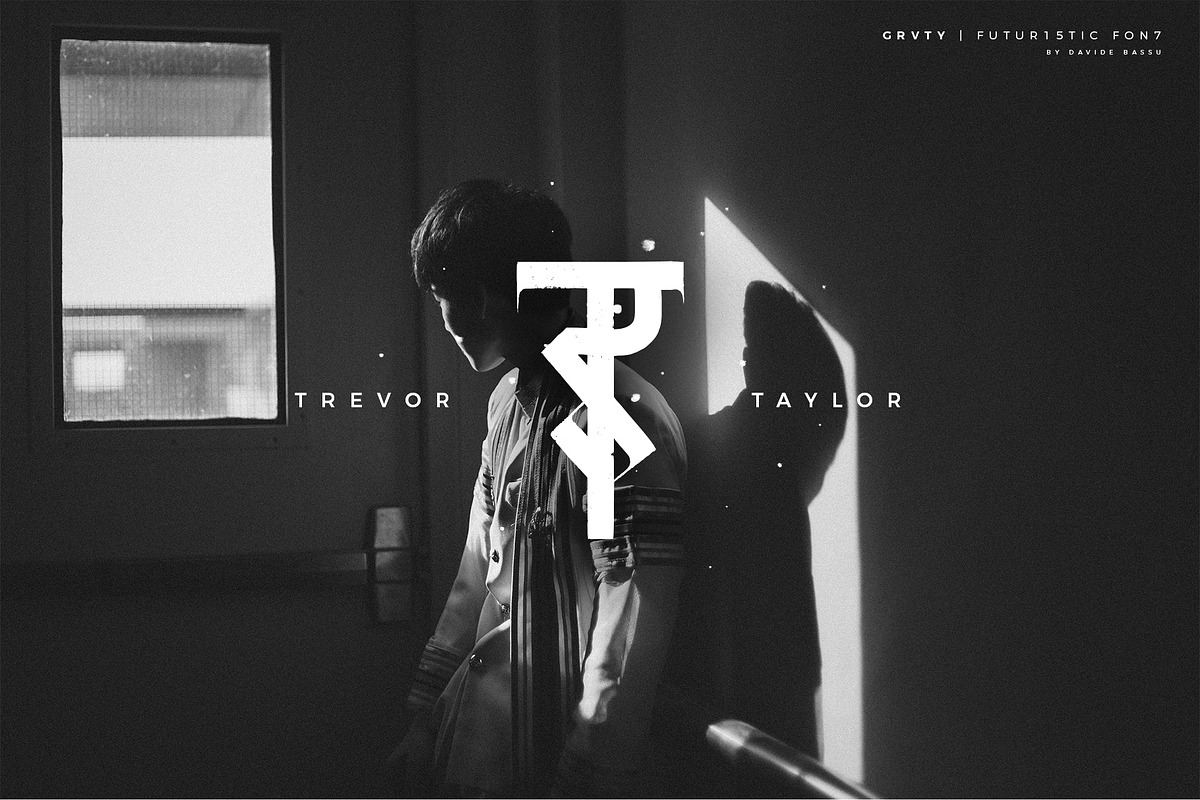 GRVTY | Futuristic font preview 7