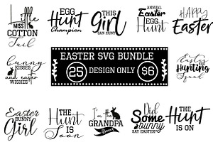Easter SVG Bundle, an Object Graphic by CrexoraLab