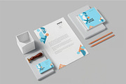 Stationery Mock Ups, an Advertising Mockup by megostudi0 (Thumbnail 3 of 6)