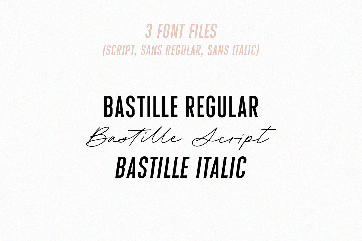 Bastille Modern Font Duo, a Sans Serif Font by Jen Wagner Co (Photo 11 of 11)