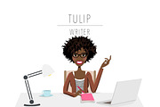 Writer / Blogger Portrait Creator, a Person Illustration by Lauren Lesley Studio (Thumbnail 31 of 33)