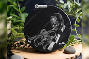 Louis Armstrong Playing Trumpet Jazz, a Background Graphic by LaseredNinja (Thumbnail 6 of 7)