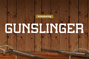 GUNSLINGER, a Serif Font by TokoPress (Thumbnail 1 of 10)