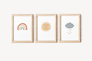 Frame Mockup Wooden Light 5x7 Downlo, a Print Template by BirdieFrames (Thumbnail 3 of 4)
