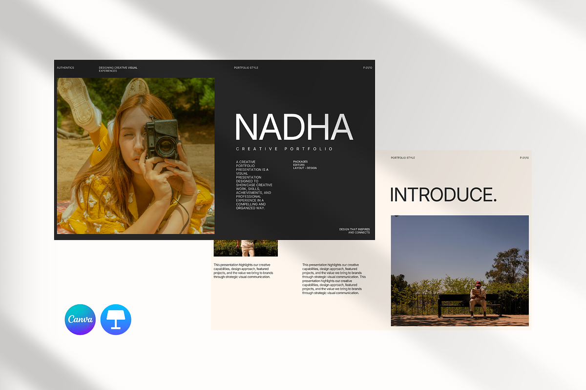 NADHA - Portfolio Keynote, a Presentation Template by Rocket Template (Photo 1 of 6)