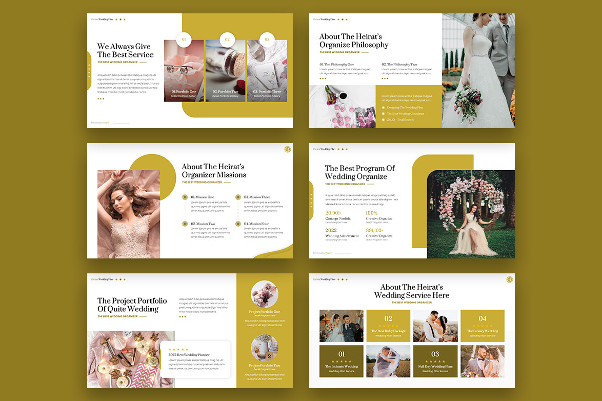 Heirat Wedding Plan Powerpoint, a Presentation Template by kerismaker (Photo 3 of 6)