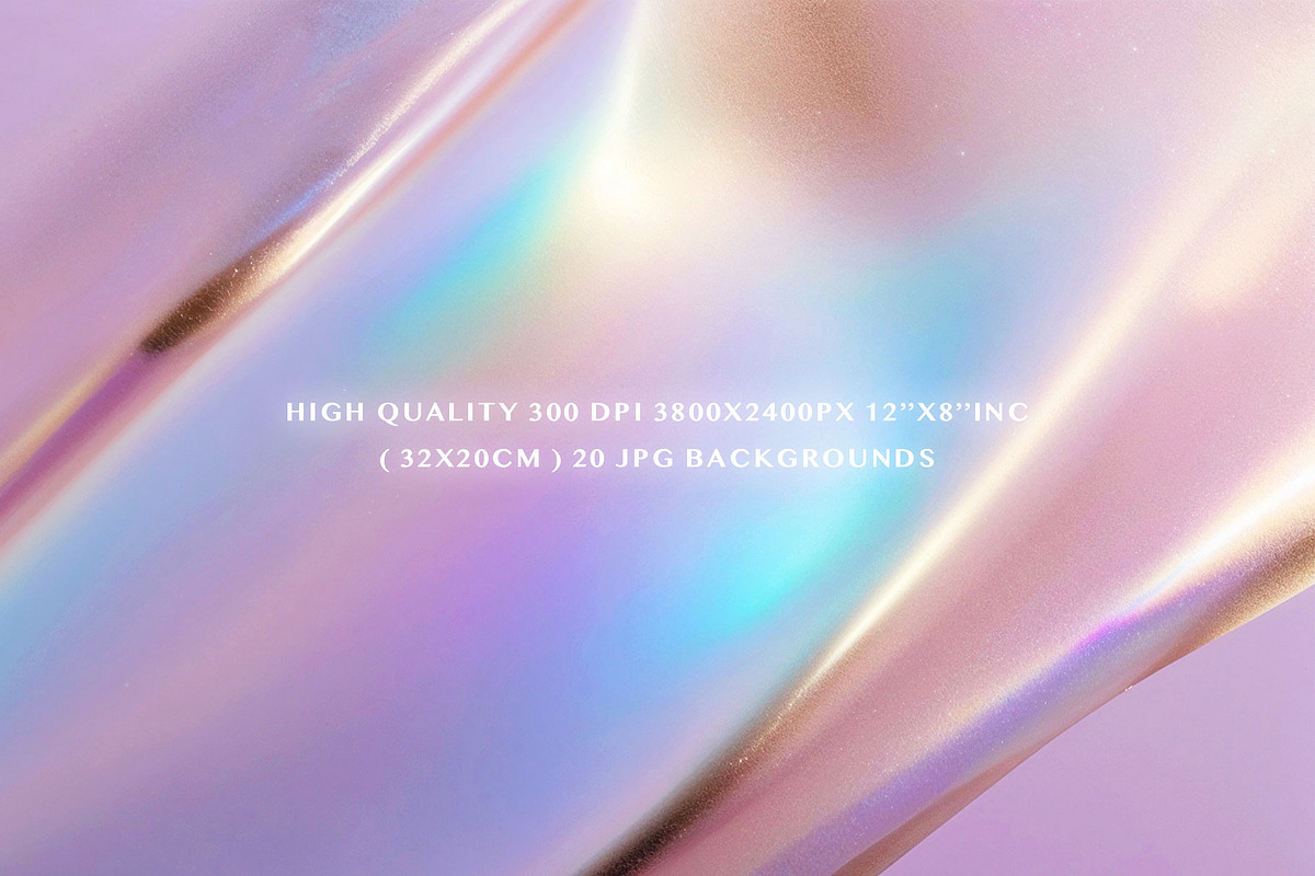 Holographic Gold Textures, a Texture Graphic by by creative paper (Photo 2 of 8)