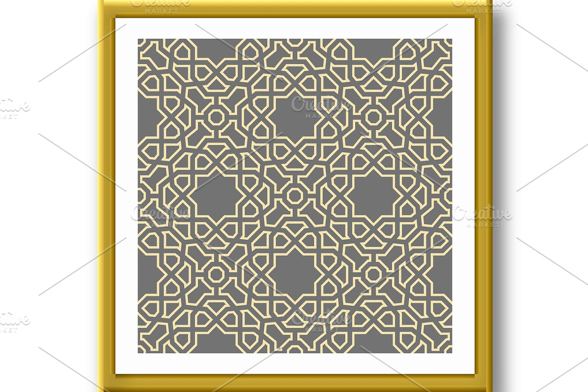Geometric Seamless Vector Pattern, a Pattern Graphic by FineArtStudio (Photo 2 of 3)
