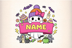 Custom Name Halloween png, an Illustration by Craft Nest