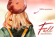 Hand-Painted Fall Aesthetic Clipart, a Seasonal Illustration by ArtCreationsDesign (Thumbnail 12 of 16)