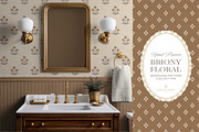 Farmhouse Brown Floral Patterns, a Pattern Graphic by Eclectic Anthology (Thumbnail 8 of 12)