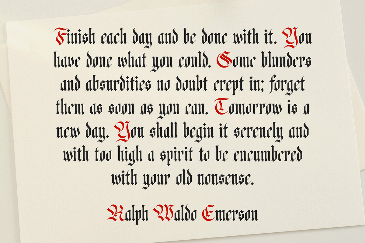 Fusing – Bold Blackletter Simplicity, a Blackletter Font by Sign Studio (Photo 6 of 12)