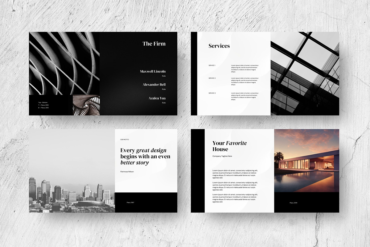 Architects PowerPoint, a Presentation Template by FIBRINOSÄ (Photo 3 of 3)