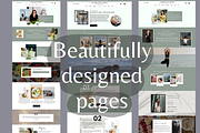 Wix health coach website template, a Wix Template by Climbwithelevator (Thumbnail 4 of 8)