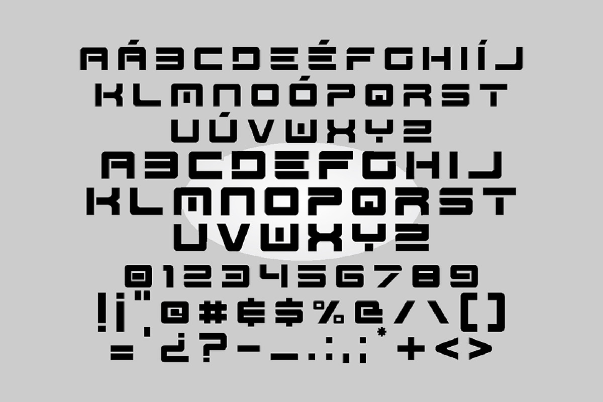 Spac3 - Tech, a Font by Qbotype Fonts (Photo 2 of 2)