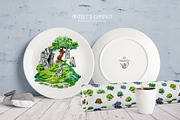 Artist's Garden Watercolours, a Decorative Illustration by Aquarellina (Thumbnail 17 of 30)