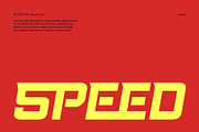 Racing 58 - Sport Racing Logo Font, a Sans Serif Font by Casloop Studio (Thumbnail 2 of 9)