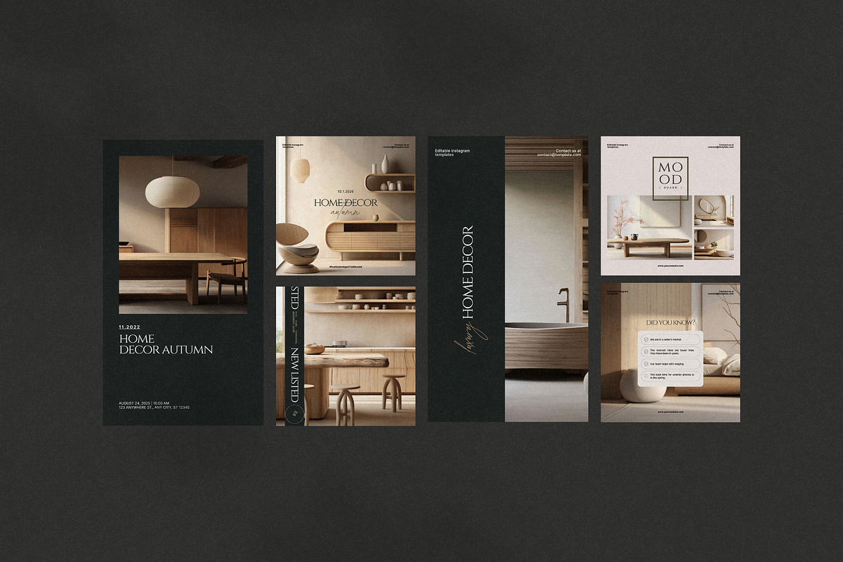 Real Estate Instagram Post + Story, a Social Media Template by Prapti Design (Photo 5 of 9)