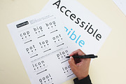 Accessible Font Version 2, a Font by Educational Design (Thumbnail 15 of 16)