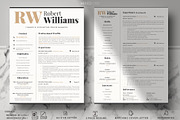 Accountant Sales Resume Cover Letter, a Resume Template by HIRED Design Studio (Thumbnail 2 of 10)