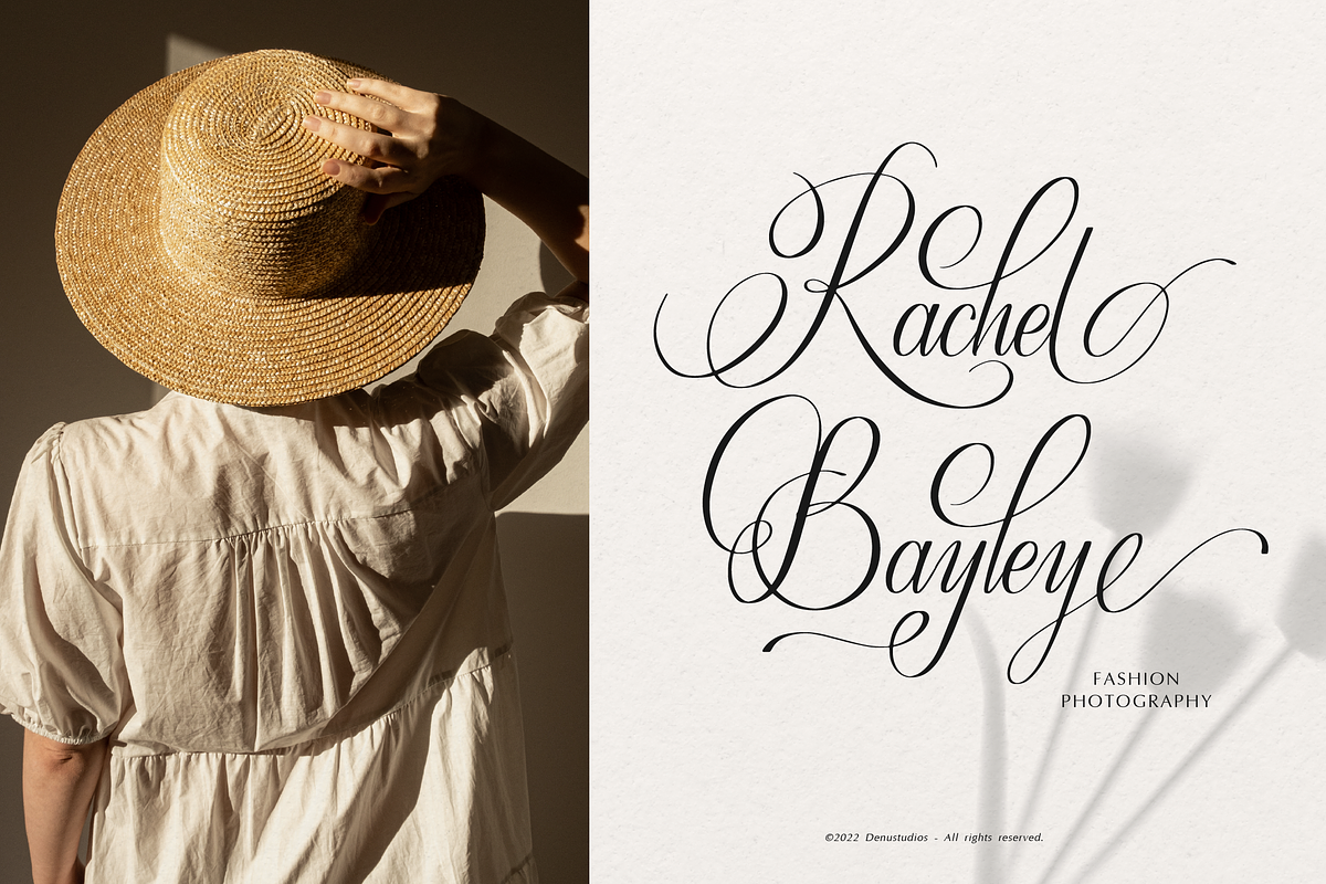 Defalliya | Wedding Calligraphy, a Script Font by Denustudios (Photo 9 of 12)