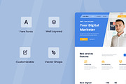 Portfolio Web Design, a Wireframe Template by INSPR STD (Thumbnail 5 of 6)