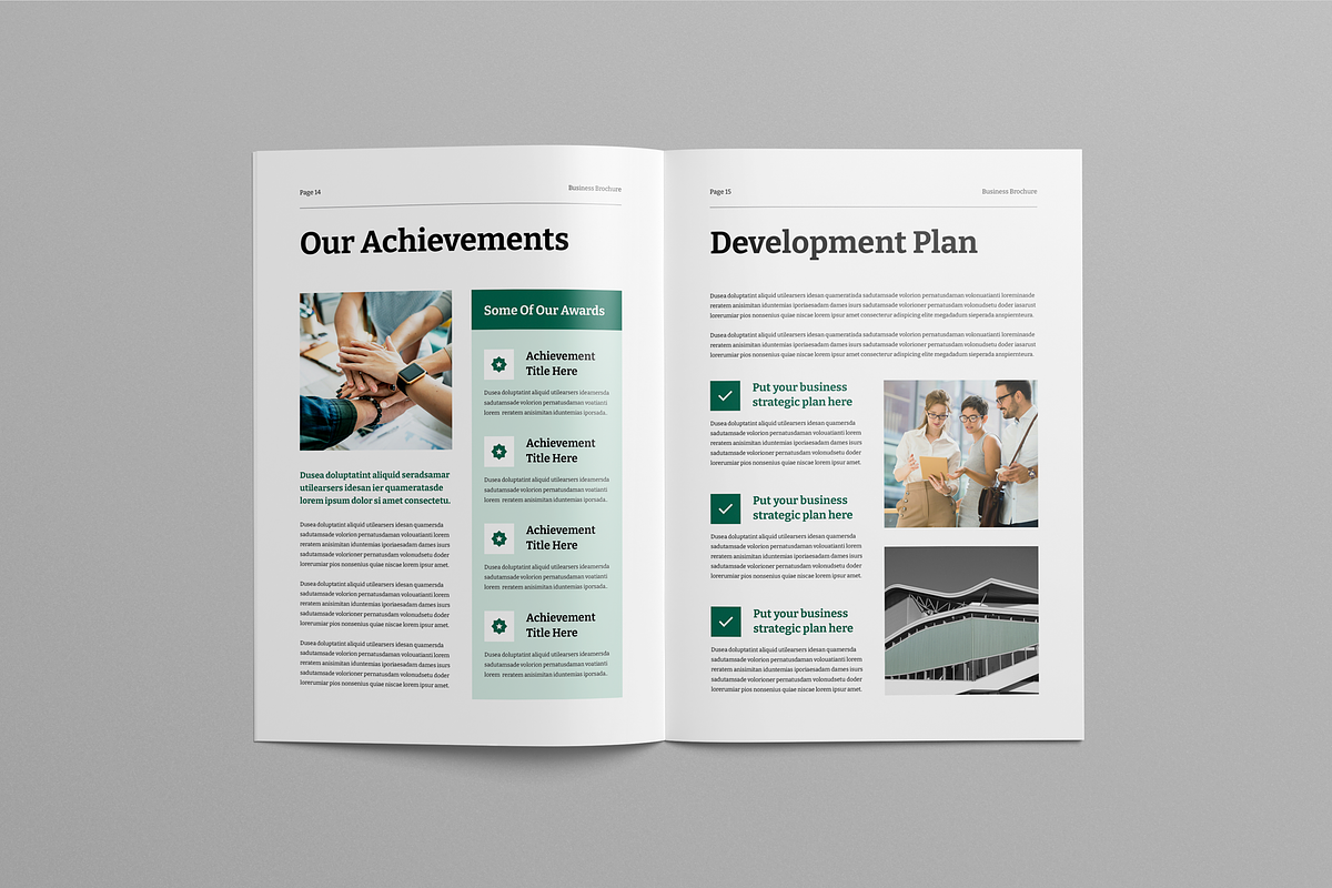 Brochure Template | Canva & InDesign, a Brochure Template by Leaflove (Photo 8 of 10)