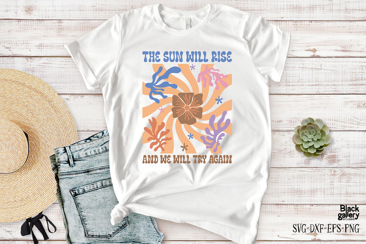 Boho Abstract Flower SVG Bundle, a Graphic by Clipart Bloom (Photo 11 of 16)
