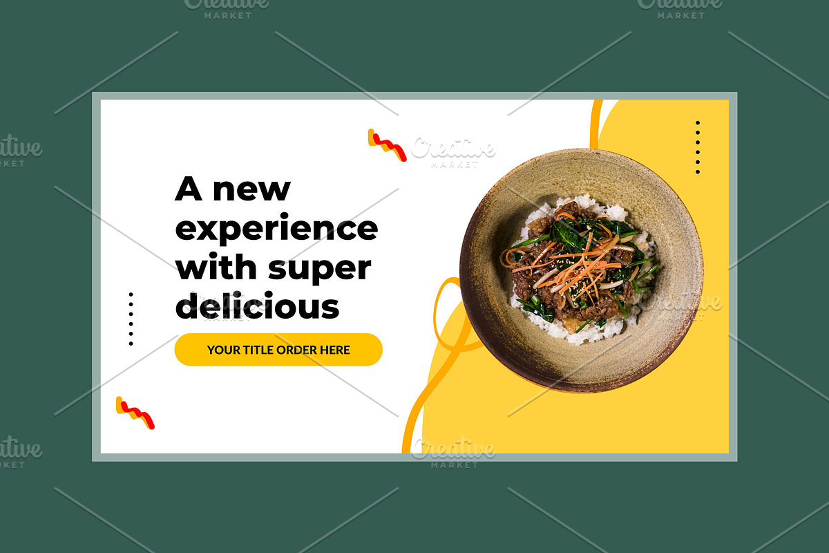 Food Youtube Thumbnail Template, a Social Media Template by hekenostudio (Photo 3 of 6)