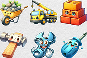 Cute Construction Clipart PNG, an Illustration by Black Bird Studio (Thumbnail 4 of 6)