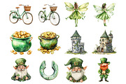 Cute St. Patrick's Day Clipart, an Illustration by Design Market (Thumbnail 2 of 4)