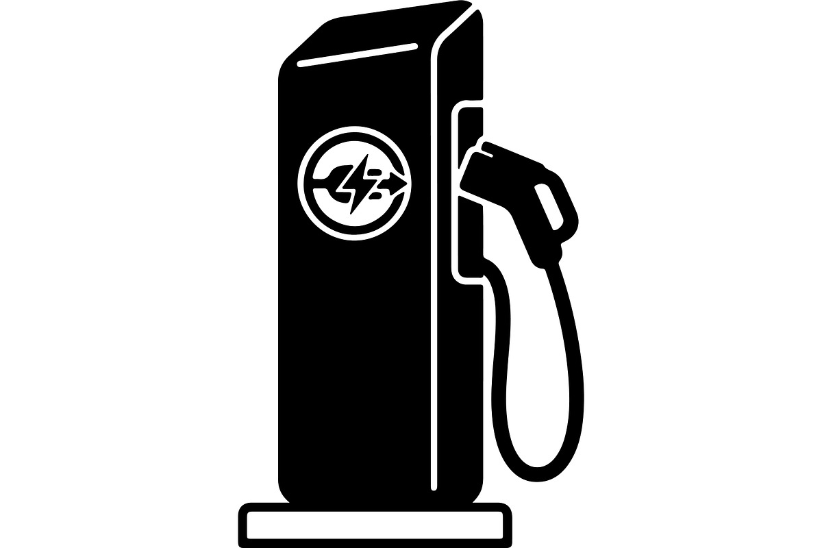 EV Charging Station Icon Bundle, a Technology Illustration by jahid234 (Photo 10 of 13)