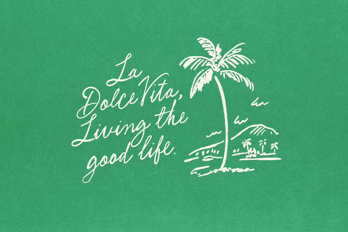 Postcards from Napoli Script, a Font by Nicky Laatz (Photo 8 of 36)