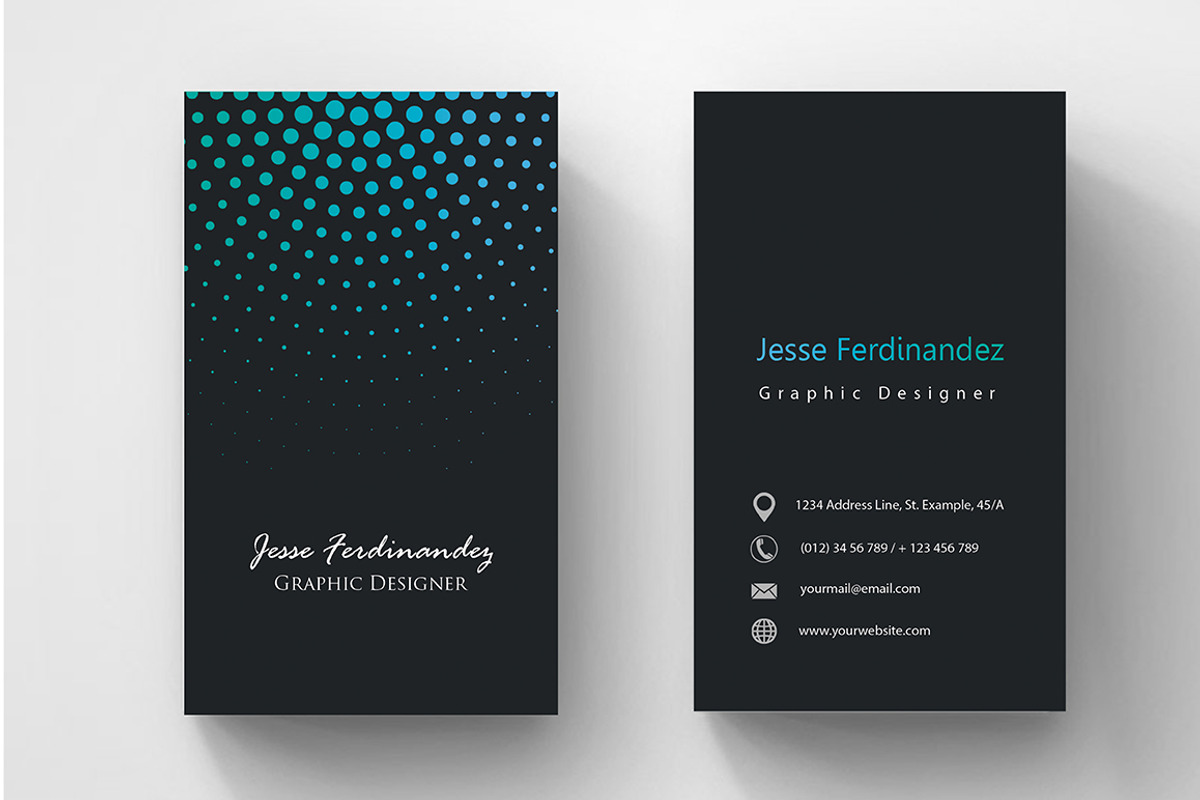 Modern Business Card Template-012, a Business Card Template by M6 Gallery (Photo 5 of 5)
