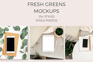 Fresh Green Mockups 25 Images