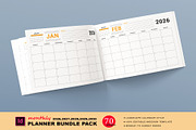 Monthly Planner Bundle 2026-2030, a Stationery Template by Design Zone (Thumbnail 1 of 8)