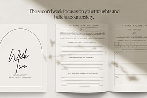 Anxiety Relief Journal Canva